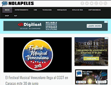 Tablet Screenshot of en.nolapeles.com